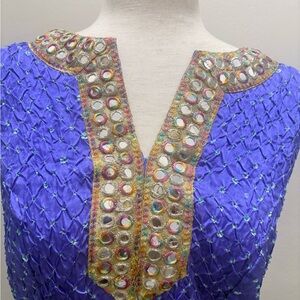 Mirrorwork Embellished Women's Top S. Never worn.